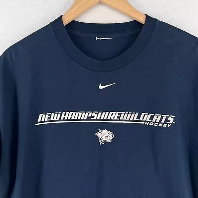 UNIVERSITY NEW HAMPSHIRE Shirt XL UNH WILDCATS NCAA ICE HOCKEY College NIKE • $24.99
