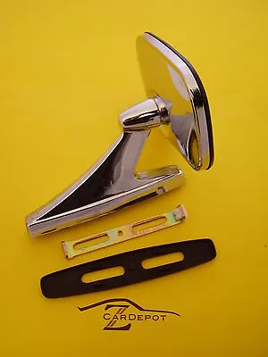 Datsun 240Z 260Z 280Z 1969-78 Outside Rearview Mirror Chrome NEW 084 • $29