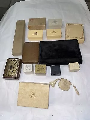 15- Vintage Antique JEWELRY BOX Presentation BOXES LOT • $25
