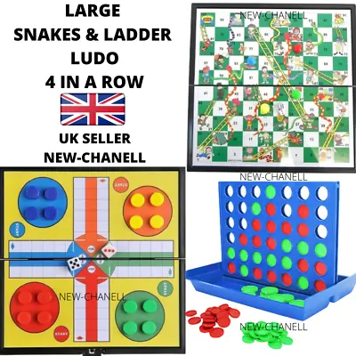 Large Magnetic Ludo Snakes Ladders Children Kids Family Board Game 3 Sizes • £3.99