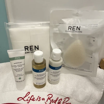 £9.99 • Buy REN Skincare Set Travel Size