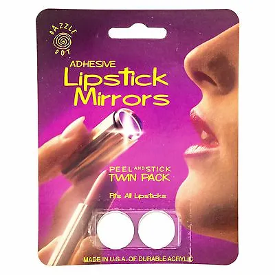   3 Dazzle Dot (DazzleDot) Lipstick Mirror Packs Of 2 Mirrors Each. (6 Mirrors) • $11.85