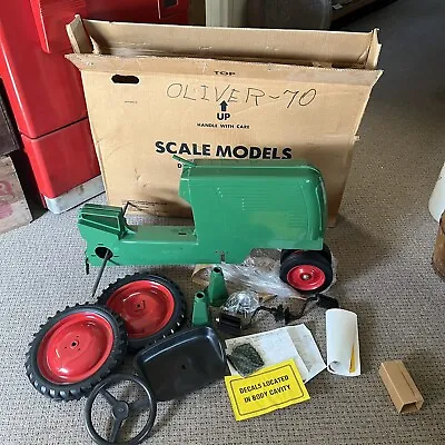 RARE Vintage Oliver 70 Row Crop Pedal Tractor - NOS In Box - Scale Models Iowa • $749.99