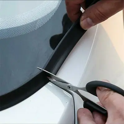 For Car Front Windshield Plastic Panel Hood Spoiler  1.8M Rubber Seal Strip Trim • $16.62