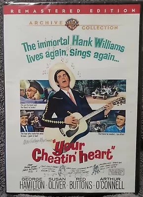 DVD Your Cheatin' Heart NEW George Hamilton As Hank Williams • $18.99