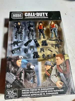 Mega Construx COD Call Of Duty SPECIAL FORCES Vs SUBMARINERS #GFW67 Set NEW! • $16.84