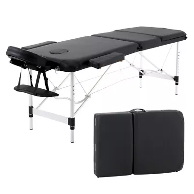 £83.99 • Buy Portable Folding Massage Table Beauty Salon SPA Bed Tattoo Therapy Couch UK
