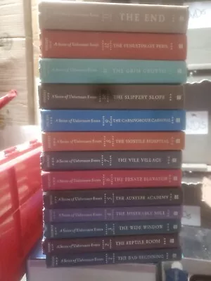 A Series Of Unfortunate Events Lemony Snicket Hardcover 1 - 13 Complete Book Set • $35