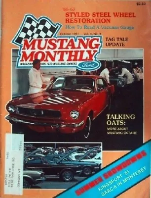 Mustang Monthly 1981 Oct - Vacuum Tuning Saac Meet • $12.11