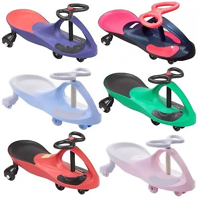 £29.99 • Buy Swing Car Ride On Swivel Scooter Childrens Toy Kids Wiggle Gyro Twist & Go Gift