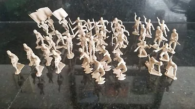 Vintage Marx 40 Piece Japanese Infantry Soldiers Iwo Jima Playset  • $35