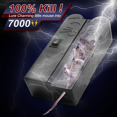 £19.99 • Buy Electronic Mouse Trap Mice Rat Killer Pest Control Electric Zapper Rodent UK