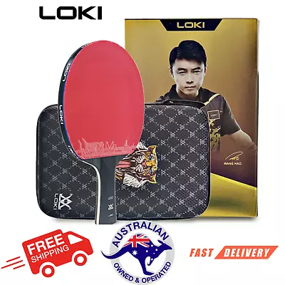 LOKI 9 Star Professional Table Tennis Racket Carbon Ping Pong Paddle Bat AU • $68.99