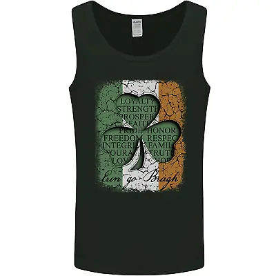 $12.32 • Buy St Patricks Day Shamrock 3 Leaf Clover Mens Vest Tank Top