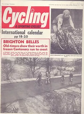 Vintage Cycling & Sporting Cyclist International Calendar PP 18-20.15-2-1969 MD • £4.50