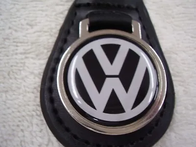 Vw  Volkswagen  Key Chain   Leather Fob • $12.95