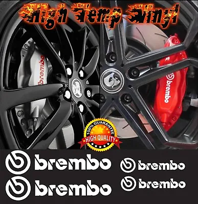 Brembo X4 HSV SSV Redline Holden Commodore Brake Caliper Hi Temp Vinyl Stickers • $12.50
