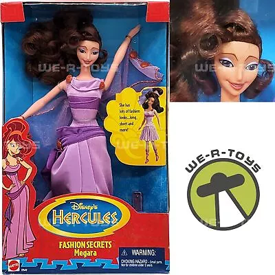 Disney Hercules Fashion Secrets Megara Doll 1996 Mattel 17149 • $53.95