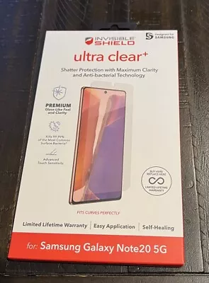 $7.95 • Buy Zagg InvisibleShield Ultra Clear+ Screen Protector For Samsung Galaxy Note20 5G