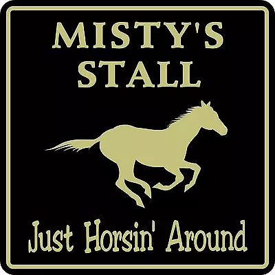 Personalized Horse Stable Sign #3 Barn Ranch Farm Equestrian Custom USA Made • $26.35