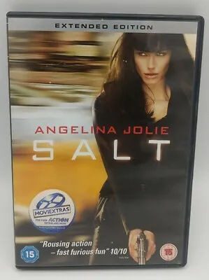 Salt (DVD 2010) Extended Edition Angelina Jolie Rousing Action 10/10 Thrill ⭐⭐⭐ • £1.99