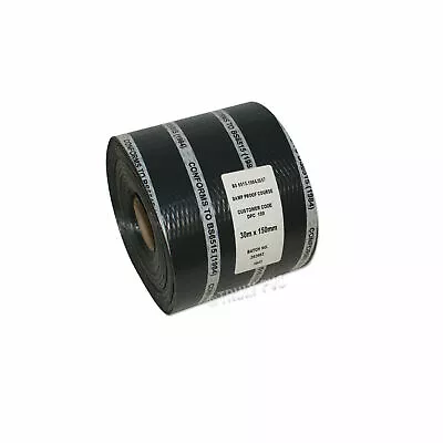 £7.55 • Buy 1 X Bond-It DPC450 Damp Proof Course Black 150MMX30M