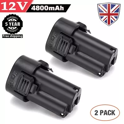 2PACK For Makita BL1013 BL1014 10.8 Volt 4.8Ah Lithium Battery 194550-6 New • £23.89