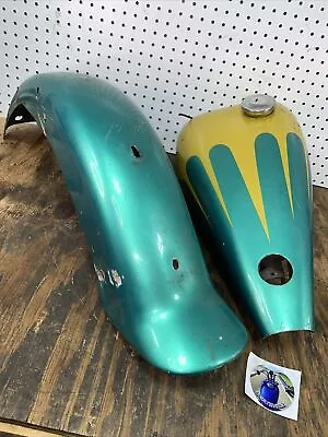 Harley Custom Chopper Tins Gas Fuel Tank Rear Fender Molded Vintage Use Xl Fx • $555