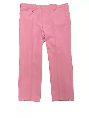 Mesquite Niver Western Wear Pants Mens 42x30 Pink Suit Dress Rockabilly Vintage • $21.24