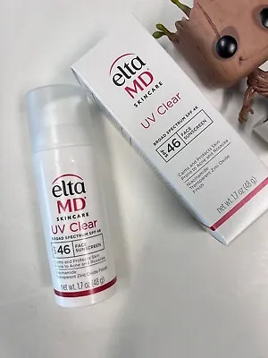 New ELTA MD UV Clear Broad Spectrum SPF 46 - 1.7 Oz ( 48g ) Sunblock Protection • $35