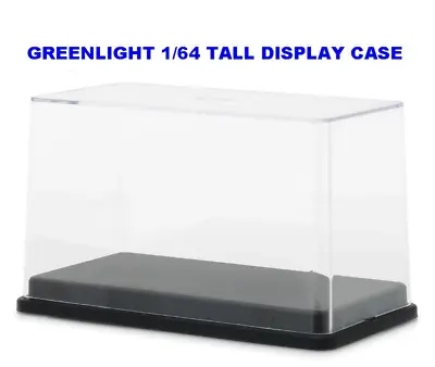 Greenlight 1/64 TALL Acrylic Display Case For Diecast Model CarsStackable 55027 • $4.29