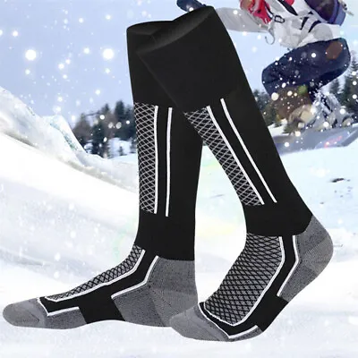 Waterproof Long Warm Breathable Ski Socks Thicken Winter Sports Men Women Child/ • £5.21