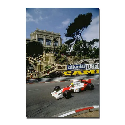 AYRTON SENNA Sport F1 Car Art Silk Poster 12x18 24x36 Inches • $4.74