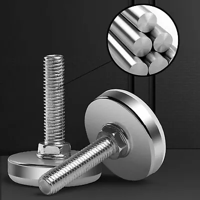 Levelling Machine Feet Dia 25/30/43/50mm Thread Height Adjustable Base M6 M8 M10 • £2.03