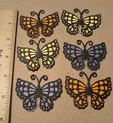 6 Pc. Butterfly Die Cuts For Cardmaking & Scrapbooking~ Random Colors • $1.50