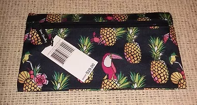 New With Tags Vera Bradley Lighten Up Pencil Pouch Toucan Party • $4.99