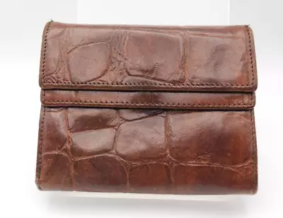 Mulberry Folding Wallet Brown Leather Shipped From Japan • $51