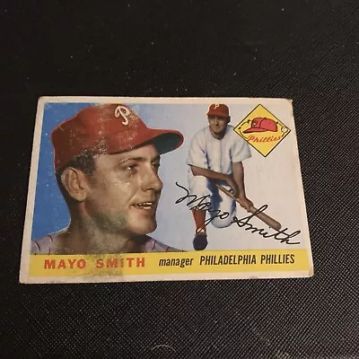 1956 Topps #60 Mayo Smith POOR CONDITION  • $1