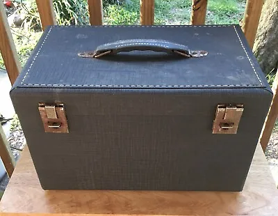 Vintage Cosmetology Case-Barber Hairdresser Hard Case • $21