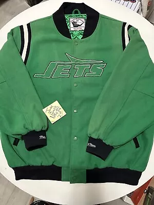 Mitchell & Ness New York Jets Jacket Sz 54 Gift • $55