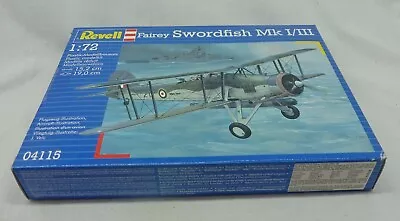 Revell 04115 Fairey Swordfish  1/72 Scale Model Kit MINT SEALED! • £9.50