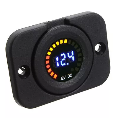 DC 12V LED Digital Voltmeter Battery Voltage Meter Monitor Gauge Car Boat UA • £7.09