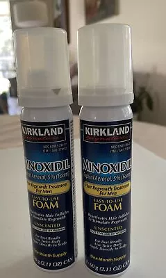 Kirkland 5% Minoxidil Foam Aerosol Hair Regrowth Treatment Men (2 Month Supply) • $14.99