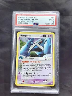 £149.99 • Buy Pokemon Cards: EX Hidden Legends Rare Holo: Metagross 11/101: PSA 9