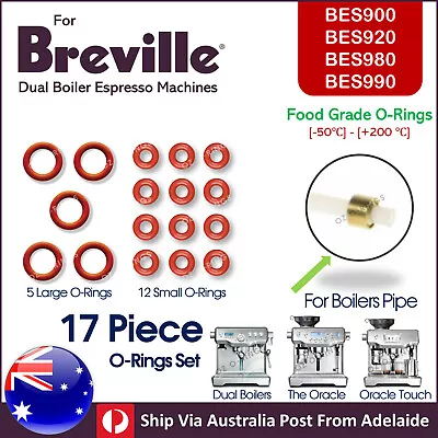 17pce O-Ring Set BES920 BES900 BES980 Breville Dual Boiler Orings O Rings Oring • $8