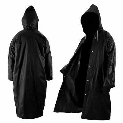 Waterproof Raincoat Poncho Reusable Plastic Adult Camping Festival Rain Coat • £3.65