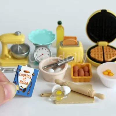 21PC Miniature Dollhouse 1/12 Kitchen Set Baking Cooking Furniture Accessories • $12.99