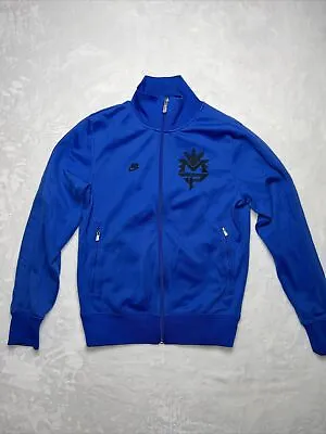 NIKE MANNY PACQUIAO Men's Jacket SIZE S Blue Boxing Full Zip • $37