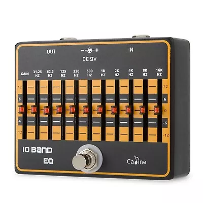 10-Band EQ Guitar Pedal Effect Guitar Accessories CP-24 Caline 9V Effect Pedal • $56