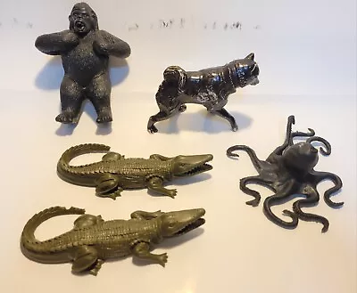 Vintage 1960s 70s GI JOE Accessories Lot D Gorilla Alligators Octopus Husky G.I. • $49